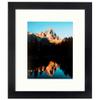 ArtToFrames 20x29 inch Satin Black Picture Frame with 2 Inch Single Porcelain Mat, SingleMat-FRBW26079-20x29-754 view 2