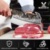 ROCOCO 2lb Dragon Butcher Knife Heavey Duty Cleaver Knife for Meat Bone Cutting 9.5" Cool Big Viking Camping Chopper Cutter with Sheath Birthday Father Mother Christmas Gift Idea Men view 4