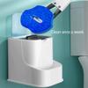 Stable Disposable Toilet Brush-Toilet WandStorage Caddy and 15 Disinfecting Refill HeadsToilet Bowl BrushBathroom Toilet Scrub Brush Handy (Color : White) view 4