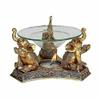 Trio Golden Triple Elephant Oil Burner Home Decor view 1