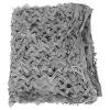 Jolan Camouflage Net 2m 3m 4m 5m 6m 7m 8m 9m 10m,Hunting Camouflage Netting,Outdoor Shade Net,Military Reinforced Camo Netting,Gray,for Sun Protection,Decoration,Camping,Grey-4x5m(13.1 * 16.4ft) view 1