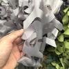 Jolan Camouflage Net 2m 3m 4m 5m 6m 7m 8m 9m 10m,Hunting Camouflage Netting,Outdoor Shade Net,Military Reinforced Camo Netting,Gray,for Sun Protection,Decoration,Camping,Grey-4x5m(13.1 * 16.4ft) view 3