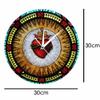 Geek Alerts Sacred Heart Silent Non Ticking Wall Clock,Battery Operated Quartz,Catholic Church Prayer Cross Crown of Thorns Roses Jesus Christ Home Decor 12inch Watch view 2