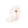 Cabilock Decorative Iron Book Holder Stand Tabletop Bookshelf Book Holders for Shelves view 2