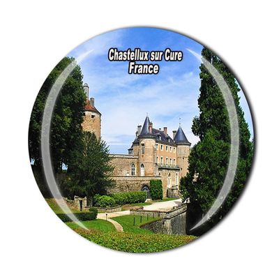 Chastellux sur Cure France Fridge Magnet Crystal Tourist Souvenir Gift Collection Refrigerator Magnetic Sticker