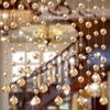25 Strings Crystal Glass Bead Curtain Indoor Home Decoration Luxury Wedding Backdrop Decoration Supplies Curtains Boho Curtains (Size : 25 Strings(1.6-1.8m)) view 1