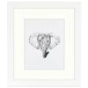 ArtToFrames 17x25 inch Satin White Frame Picture Frame with 2 Inch Single Porcelain Mat, SingleMat-FRBW26074-17x25-754 view 2