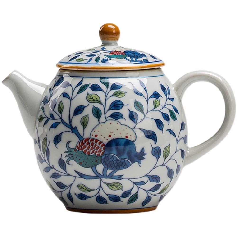 XIALON 150ml Retro Blue White Porcelain Teapot Tea Set Kung Fu Puer Kettle Household Filter Pot