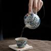 XIALON 150ml Retro Blue White Porcelain Teapot Tea Set Kung Fu Puer Kettle Household Filter Pot view 2