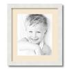 ArtToFrames 10x12 inch Satin White Frame Picture Frame with 2 Inch Single Alabaster Mat, SingleMat-FRBW26074-10x12-825 view 1