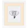 ArtToFrames 10x12 inch Satin White Frame Picture Frame with 2 Inch Single Alabaster Mat, SingleMat-FRBW26074-10x12-825 view 2