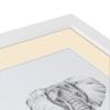 ArtToFrames 10x12 inch Satin White Frame Picture Frame with 2 Inch Single Alabaster Mat, SingleMat-FRBW26074-10x12-825 view 4