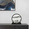 ZXKYZR8 360 Deep Sea Sand Art,12 Inch Large Dynamic 3D Round Natural Landscape Flowing Sand Picture, Moving Hourglass Display Decor for Home Ornament Valentine's Day Gift for Men Women view 1