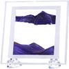 ZXKYZR8 Moving Sand Art Picture, Dynamic 3D Natural Landscape Illusion Natural Scenery Sandscape Painting Ornaments,Liquid Motion Bubbler Flowing Timer Art Sandscapes Decor for Home Office view 4