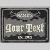 Custom Metal Signs Personalized Retro Wall Art with Your Text for Business Shop Bar Backyard Decor Plate Creative Gifts view 1