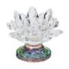 Desktop Decoration Candlesticks Crystal Lotus Candle Holder Home Ornament Flower Candle Holder view 1