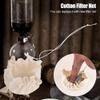 20Pcs Coffee Siphon Cloth Filter, Cloth Coffee Filters Reusable Round Replacement Filter for Syphon Coffee Maker Coffee Pot Filters view 2