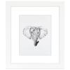 ArtToFrames 10x31 inch Satin White Frame Picture Frame with 2 Inch Single Crisp Mat, SingleMat-FRBW26074-10x31-1461 view 2