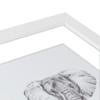ArtToFrames 10x31 inch Satin White Frame Picture Frame with 2 Inch Single Crisp Mat, SingleMat-FRBW26074-10x31-1461 view 4