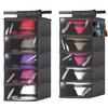 TreeHouse London XL Fedora Hat Rack with Dust Cover - Closet Hanging Cap Organizer - Pack of 2 Cowboy Hat Holder - Storage Shelf Organizer for Men & Women - For Bowler & Wide Brim Hats, Dustproof view 1