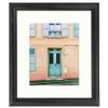 ArtToFrames 29x29 inch Black Stain on Solid Red Oak Picture Frame with 2 Inch Single Porcelain Mat, SingleMat-0066-59504-YBLK-29x29-754 view 2