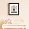 ArtToFrames 29x29 inch Black Stain on Solid Red Oak Picture Frame with 2 Inch Single Porcelain Mat, SingleMat-0066-59504-YBLK-29x29-754 view 3