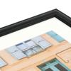 ArtToFrames 29x29 inch Black Stain on Solid Red Oak Picture Frame with 2 Inch Single Porcelain Mat, SingleMat-0066-59504-YBLK-29x29-754 view 4