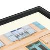 ArtToFrames 26x26 inch Black Stain on Solid Red Oak Picture Frame with 2 Inch Single Brilliant White Mat, SingleMat-0066-59504-YBLK-26x26-71 view 4