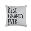 Best Grancy Ever Throw Pillow view 1