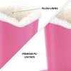 bvya 2 Pcs Eye Glass Holder Stands, Candy Sweet Color Eyeglasses Holder with Plush Lining for Table, Desk, Nightstand view 3