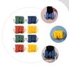 Zerodeko 8pcs Wall-Mounted Remote Control Holder and Phone Storage Rack Punch Design for Easy Installation for Organizing Bedroom Accessories Wine view 3