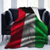 Flag of Kuwait Blanket Printed Flannel Throw Blanket 60"X50" Anti-Pilling Blanket Bed Sofa Living Room Bedroom view 1