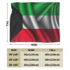 Flag of Kuwait Blanket Printed Flannel Throw Blanket 60"X50" Anti-Pilling Blanket Bed Sofa Living Room Bedroom view 3