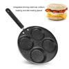 Fried Egg Pan, Household Aluminum Breakfast Omelet Pancake Frying Pan, 4 Cups Egg Burger Pan, Non-Stick Cooking Pan with Handle, Skillet Pan Egg Cooker view 4
