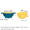 Pasta Strainer Basket Fruit Drainer Multifunctional Collander Household Collander Colanders and Food Strainers Plastic Vegetable Washing Basket Plastic Strainer Rice Washing Bowl Vegetable Washing Bas view 2