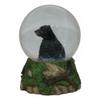Rustic Woodlands American Sitting Ursus Black Bear Glitter Water Globe Decor view 2