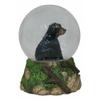 Rustic Woodlands American Sitting Ursus Black Bear Glitter Water Globe Decor view 4