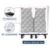 SGI bedding 34" Cal King Split Top Flex Head Sheet 100% Egyptian Cotton Sheet Set - 600 Thread Count Flex Top Sheet Adjustable Bed - 4 Piece Sheet Set 15" Deep Pocket Sleep Number Bed - White Solid view 4