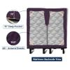 SGI bedding 34" Cal King Split Top Flex Head Sheet 100% Egyptian Cotton Sheet Set - 600 Thread Count Flex Top Sheet Adjustable Bed - 4 Piece Sheet Set 15" Deep Pocket Sleep Number Bed - Plum Solid view 4
