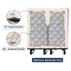 SGI bedding 32" Cal King Split Top Flex Head Sheet 100% Egyptian Cotton Sheet Set - 600 Thread Count Flex Top Sheet Adjustable Bed - 4 Piece Sheet Set 15" Deep Pocket Sleep Number Bed - Butter Solid view 4