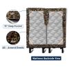 SGI bedding 34" King Split Top Flex Head Sheet 100% Egyptian Cotton Sheet Set - 600 Thread Count Flex Top Sheet Adjustable Bed - 4 Piece Sheet Set 15" Deep Pocket Sleep Number Bed - Leopard Print view 4