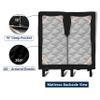 SGI bedding 34" King Split Top Flex Head Sheet 100% Egyptian Cotton Sheet Set - 600 Thread Count Flex Top Sheet Adjustable Bed - 4 Piece Sheet Set 15" Deep Pocket Sleep Number Bed - Black Solid view 4