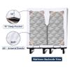 SGI bedding 28" Cal King Split Top Flex Head Sheet 100% Egyptian Cotton Sheet Set - 600 Thread Count Flex Top Sheet Adjustable Bed - 4 Piece Sheet Set 15" Deep Pocket Sleep Number Bed - White Stripe view 4