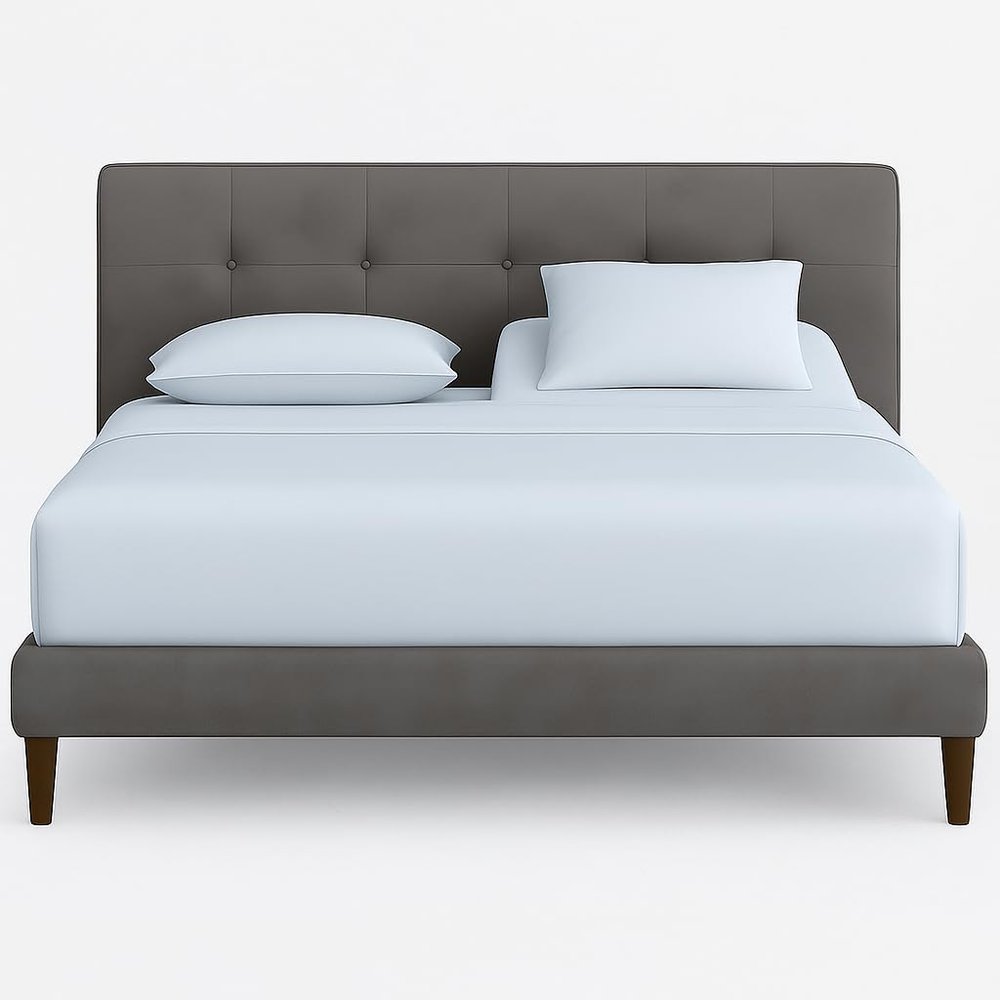 SGI bedding 32" King Split Top Flex Head Sheet 100% Egyptian Cotton Sheet Set - 600 Thread Count Flex Top Sheet Adjustable Bed - 4 Piece Sheet Set 15" Deep Pocket Sleep Number Bed - Light Blue Solid