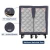SGI bedding 28" Cal King Split Top Flex Head Sheet 100% Egyptian Cotton Sheet Set - 600 Thread Count Flex Top Sheet Adjustable Bed 4 Piece Sheet Set 15" Deep Pocket Sleep Number Bed - Dark Gray Solid view 4