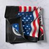 American Flag Tapestry Dirt Bike Motorcycle Wall Blanket Tapestries, Eagle Animal Wall Hanging for Kids Teens Adult Black Solemn Home Wall Decor, XLarge 70.9 x 92.5 Inches view 2
