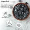 "Crocon 1LB Indigo Gabbro Tumbled Stones and Crystals bulk 2000+ Carats Natural Crystal Kit for Reiki Healing Crystal Polished, Tumble Stones, Chakra Balancing, Reiki Gift, Home Decor Size : 2025 mm" view 3