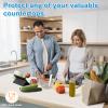 AECHY Silicone Mats for Kitchen Counter 47"x23.6"x0.08, Largest Heat Resistant Mat Shipped Rolled Up Kitchen Island Silicone Countertop Protector Mat Nonslip Extra Large Counter Mat, Translucent view 3