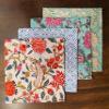 100 Pcs of Napkins Set,Hand Printed Napkins for Home, Kitchen, Dining Room, Holiday Table Cloth Napkins Face Cover view 4