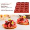 3Pcs Round Dome Fondant Mold, 15-Cavity Semi Sphere Silicone Molds Brown Silicone Baking Molds for Pudding, Chocolate, Candy view 3